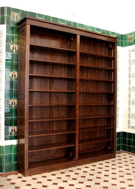 Bücherregal modernes Design massiv Erle 250x200x35cm | eBay