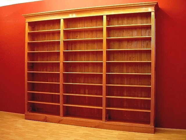 Bücherregal Regalwand Kirsche Massivholz 250x300x35cm | eBay